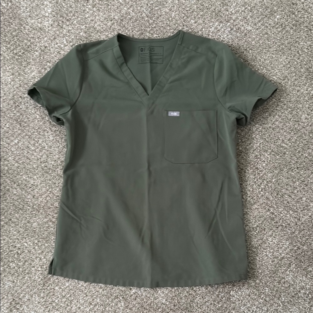 Olive Green Women's Top